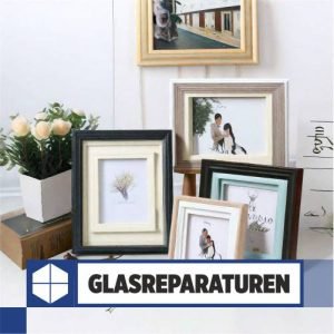 Klarer Glasbilderrahmen
