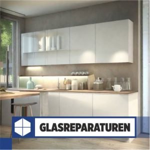 Stilvolle Glas-Küchenrückwand
