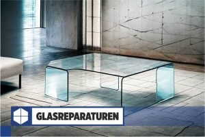 Transparente Glastische